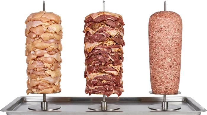 Broches de döner kebab