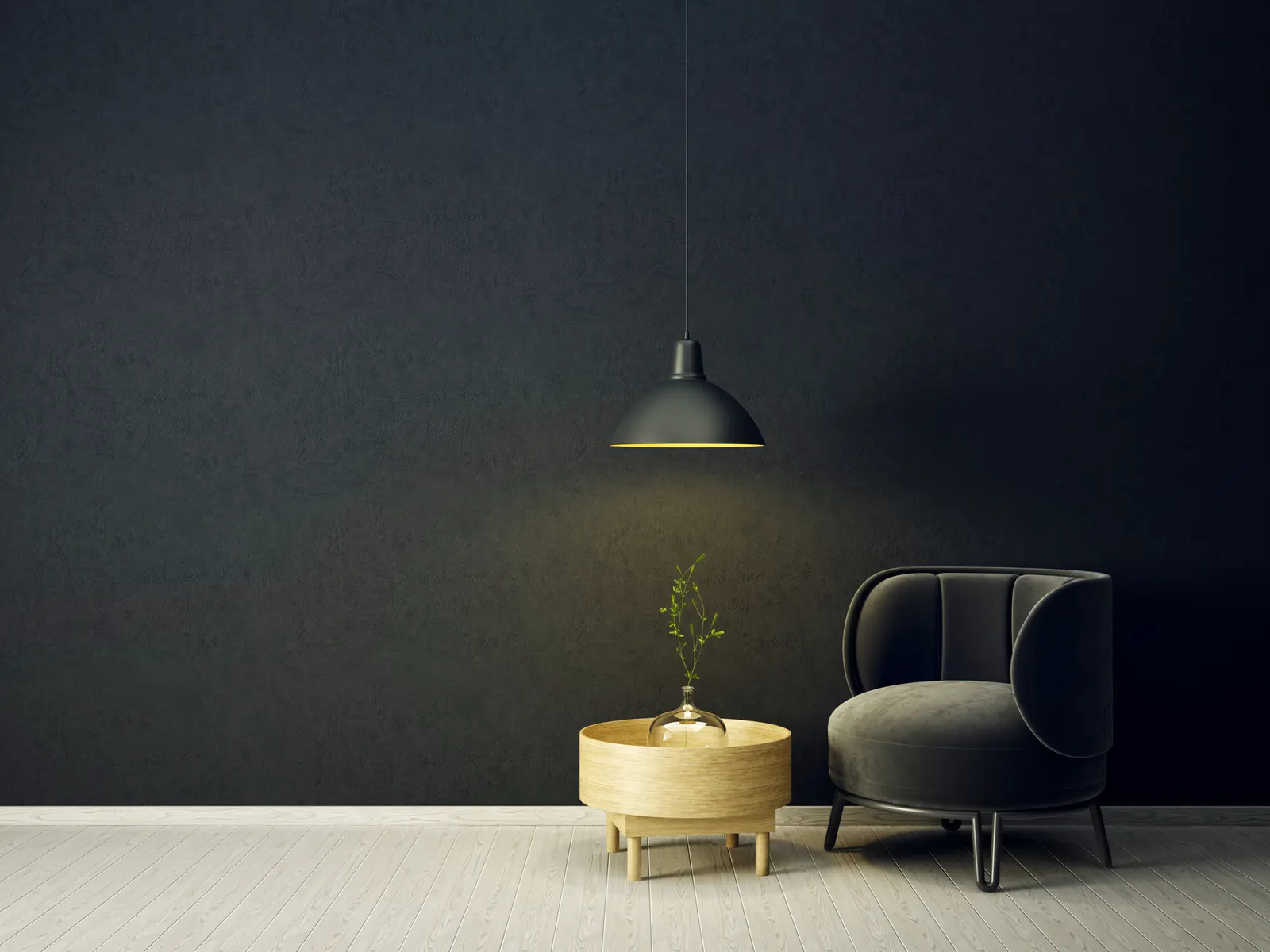 Dark elegant interior